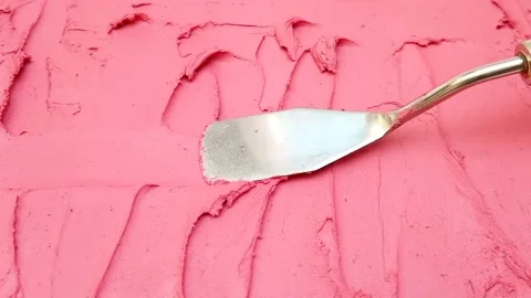 Pink Lipstick Strokes Background, Abstract Pink Makeup Texture, Cosmetic 動画素材 334101681