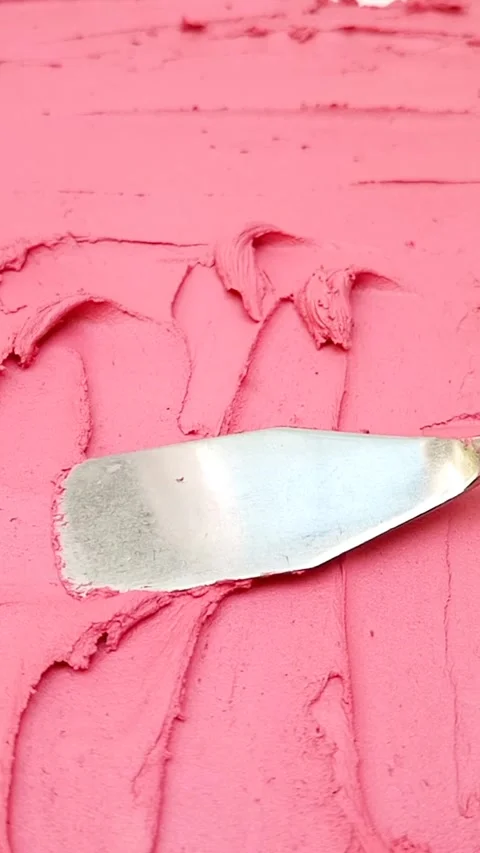 Pink Lipstick Strokes Background, Abstract Pink Makeup Texture, Cosmetic Vidéo 334101739