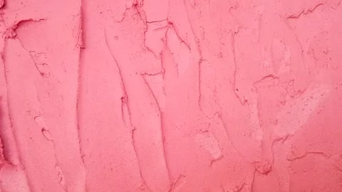 Pink Lipstick Strokes Rotating Background, Abstract Pink Makeup Texture,  Vidéo 334101759