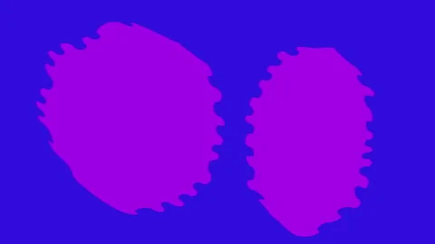 Pink Liquid - Blue Background - Animation Stock Footage 294677055