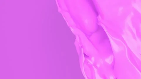 The Pink liquid splash for Abstract Background image 3d Rendering. Stock Illustration
