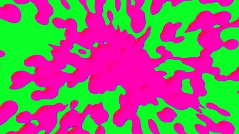 Pink liquid splashes onto green screen. Post production effect. Stock Footage 277546411