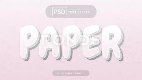 Pink liquid text effect editable PSD Template