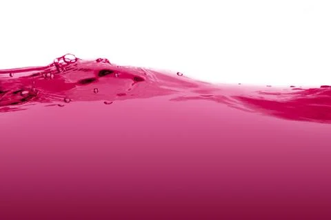 Pink liquid wave Stock Photos