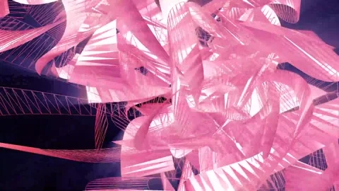 Pink loop abstract background video 4K Stock Footage 335773021
