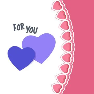Pink love background vector illustration Stock Illustration