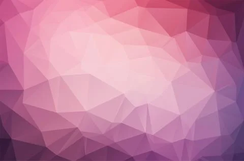 Pink Low poly crystal background. Polygon design pattern. pink colorful Low poly Stock Illustration