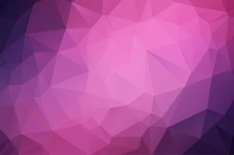 Pink Low poly crystal background. Polygon design pattern. pink colorful Low poly Stock Illustration