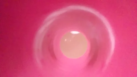 Pink lunar eclipse illustration Stock Footage 235501048