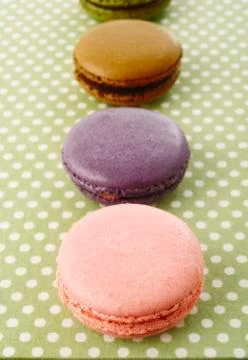 Pink macaroon Stock Photos