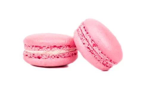 Pink macaroon Stock Photos