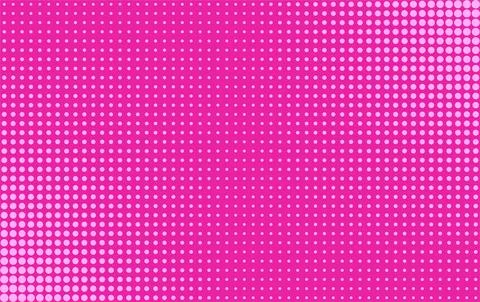 Pink magenta background with halftone pattern. Retro pop art texture. Stock Illustration