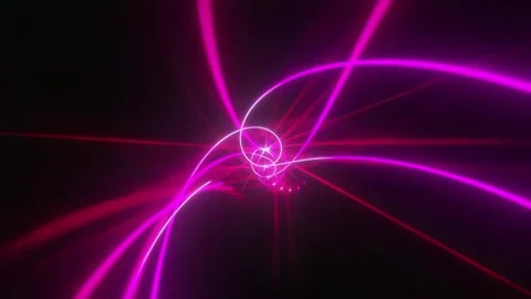 Pink Magenta Light Waves Stock Footage 326722914