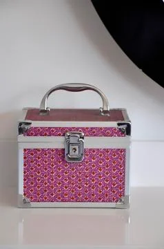 Pink Make up Box Stock Photos