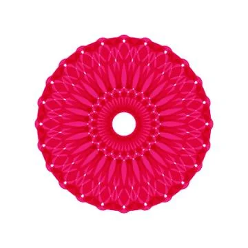 PINK MANDALA GEOMETRIC (2) Stock Illustration