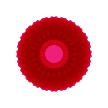 PINK MANDALA GEOMETRIC (5) Stock Illustration