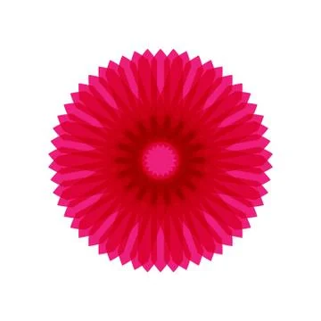PINK MANDALA GEOMETRIC (9) Stock Illustration