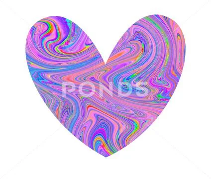Heart pink love icon Royalty Free Vector Image