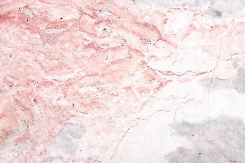 Pink marble texture background, floor, top view. Stock Photos