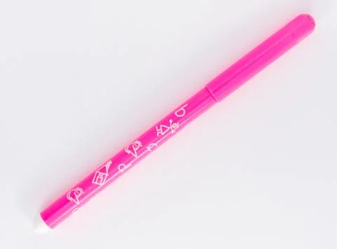Pink marker for back to school Stock Photos