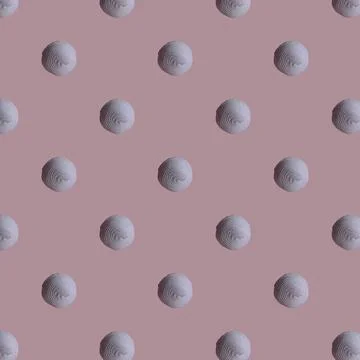 Pink marshmallow pattern.On a pink background.The concept of sweet mood. Stock Photos