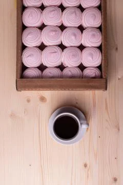 Pink marshmallows Foto stock