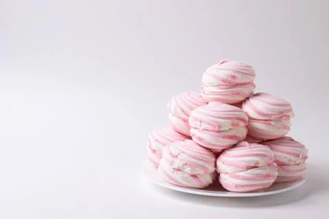 Pink marshmallows Foto stock