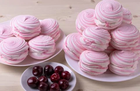 Pink marshmallows Фото