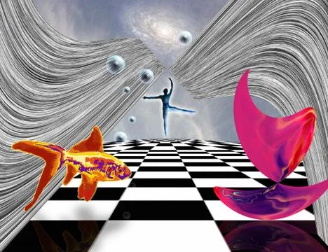 Pink Matter Stock Illustration