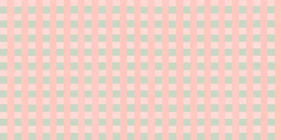 Pink mint gingham seamless pattern Illustrazione stock