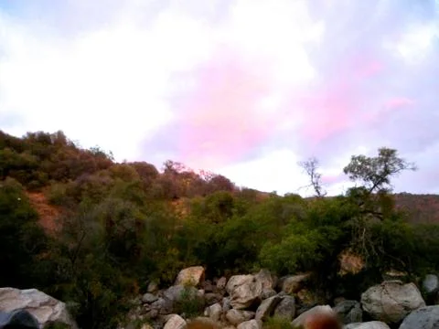 The Pink Moment Clouds Stock Photos