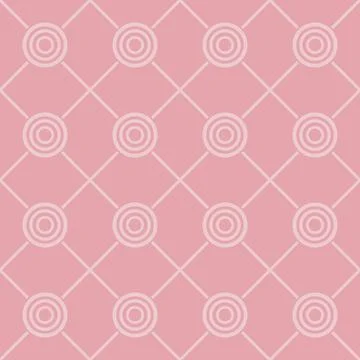 Pink monochrome circle stripe pattern Illustrazione stock