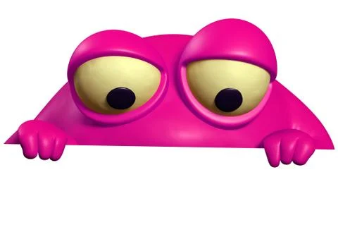 Pink monster Stock-Illustration
