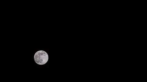 Pink Moon Timelapse Stock Footage 130701564