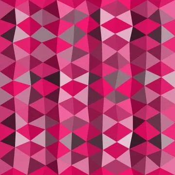 Pink mosaic background consist of triangles Stock Illustration
