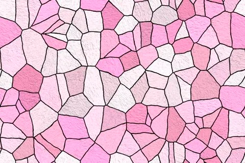 Pink mosaic background Stock Illustration
