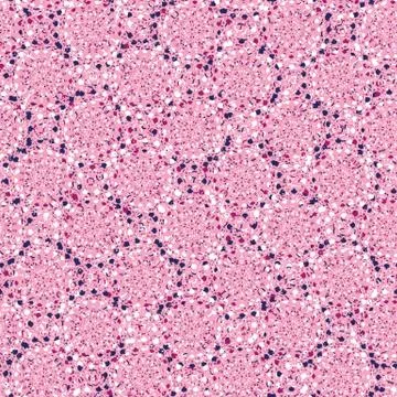 Pink mosaic seamless vector pattern Illustrazione stock