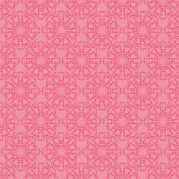Pink motif flower pattern Stock Illustration
