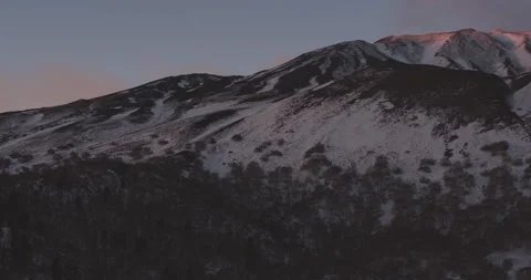 Pink Mount Etna Stock Footage 150320915