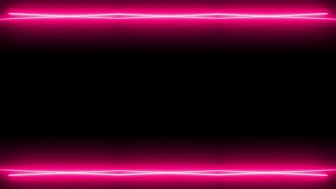 Pink Neon Frame Background Stock Footage 284398837