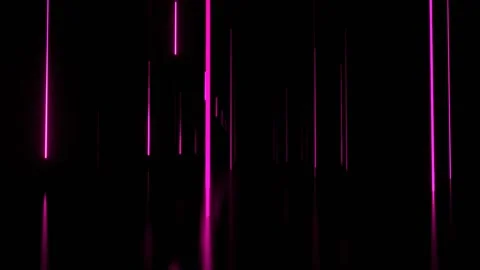 Pink Neon Light Falling Down Background VJ Loop in 4K Stock-Footage 337926208