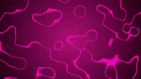 Pink Neon Line Flow Background Stock Footage 315014652
