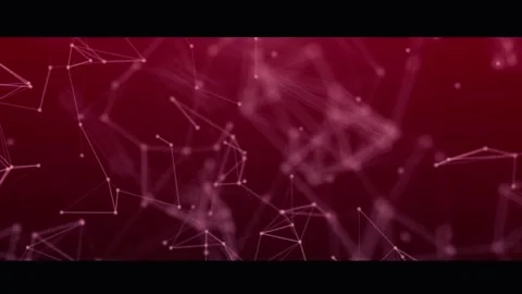 Pink Network Connections - Abstract Digital Data Background Stock Footage 327478190