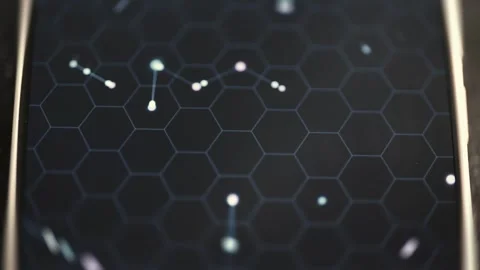 Pink Neural Processor with System Performance Controls Stock Footage 341866002