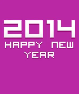 Pink new year backdrop Stock Illustration