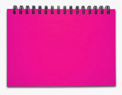 Pink note book Stock Photos