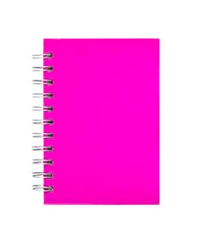 Pink notebook Stock Photos