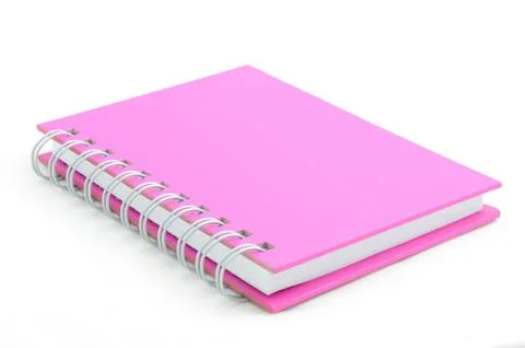 Pink Notebook Foto stock
