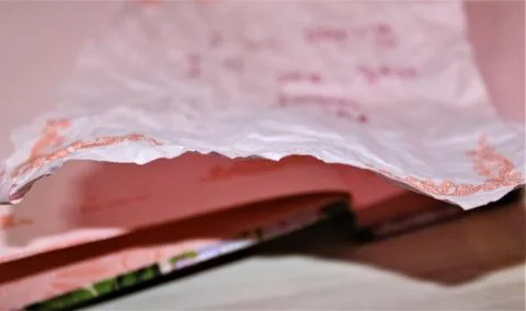 Pink Notepad background image Stock Photos