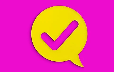 Pink ok sign Stock Illustration
